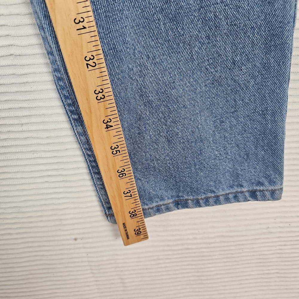 LL Bean Classic Fit Blue Jeans Mens 34x29 Medium Wash Straight Leg Denim 220626 - Picture 4 of 6